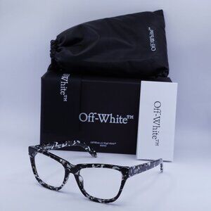 Off-White OERJ07A STYLE 7A 1200 Cat Eye Eyeglasses 56mm - Black Havana